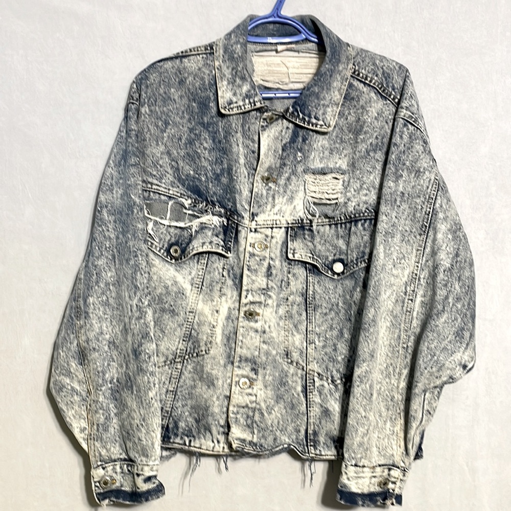 Vintage Hollywood Era Distressed Jean Jacket